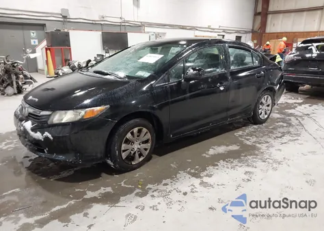 2012 Honda Civic Lx из США, поврежденный, VIN 2HGFB2F53CH530810
